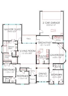 FIRST FLOOR PLAN : HOUSE PLAN # 2414-212-HSD : brick traditional ... FIRST FLOOR PLAN : HOUSE PLAN # 2414-212-HSD : brick traditional ...