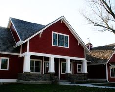52 Best Red Homes Images Cottage Diy Ideas For Home Little Cottages Red Exterior House Color W White Trim