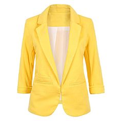 luvamia Womens Casual Open Front Blazer Shirt Roll Up Sleeve Loose Jacket Blazers