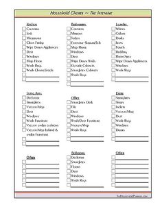 chore checklist