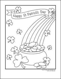 free st patricks day printables google search kindergartenklub patrick coloring