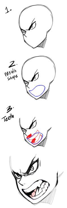 Drawing teeth mouths Drawing teeth mouths