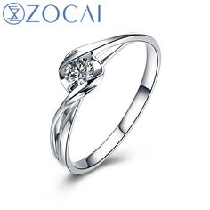 Miadora <b>10k Yellow Gold</b> 1/10ct TDW Diamond 3-Stone Promise ...