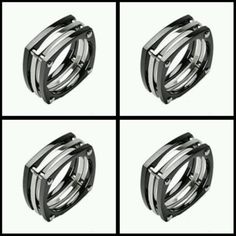 Titanium Men/'s Gorgeous Polished .90 Carat CZ Band Ring Size 9-14