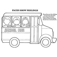 School bus Transportation coloring pages for kids, printable ... School bus Transportation coloring pages for kids, printable ...