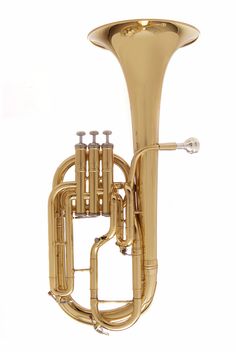 Brass Musical Instruments & Gear Humor Stagg Eb Three Valve Tenor Horn Brass Body Clear Lacquer Finish *fast Postage*
