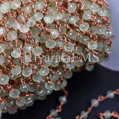 Multi Tourmaline Rosary Chain Gold Plated Beads Chain Round 2mm GemMartUSA