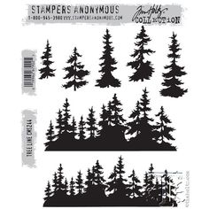 forest shilouettes forest clip