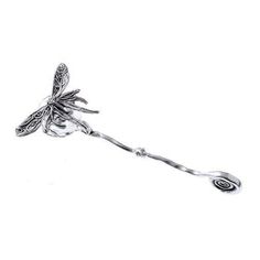 Classic Traditional Style Silver Chrome Candle Snuffer With Diamond Decoration