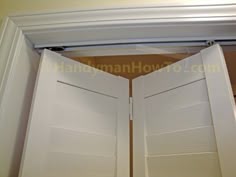 How to Install Bifold Doors | Doors, Illustrations and Closet doors How to Install Bifold Doors | Doors, Illustrations and Closet doors