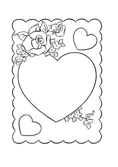 Valentine\'s Day Pictures to Color | 12 Valentines Cards Coloring ... Valentine\'s Day Pictures to Color | 12 Valentines Cards Coloring ...