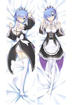 Re Zero Emilia Anime Hugging Body Pillow Case Cover Dakimakura 150x50cm