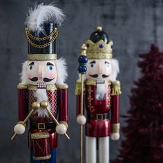 Le Noël Atelier de Noël 30 cm de hauteur en bois soldat Casse-noisette sur socle