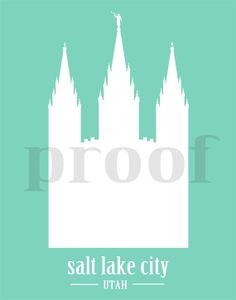 easiest christmas gift ever just print and frame salt lake city lds temple silhouette