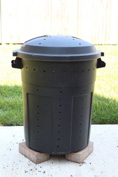 30 Best Composting Images On Pinterest Garden Compost Potager Make Your Own Compost Bin Out Of A Trash Can Homemade