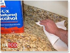 11 Best Re Caulking Granite Countertop Images On Pinterest Cleaning Old Caulk With Isopropyl Alcohol Granite Countertops Worktops Rubbing