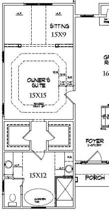 Master Suite Floor Plans Dressing Rooms separate his and her closets are located on either side of a Master Suite Floor Plans Dressing Rooms separate his and her closets are located on either side of a