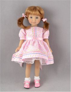 Tiny Betsy McCall 5pc dress blue set Spring Bunny made 8/" dolls