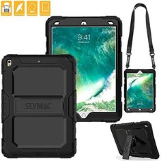 iPad Air 2 Case Kids Friendly Hybrid Hard PC Soft Silicone Bumper Rugged Triple-Layer Shock-Resistant Drop Proof Protective iPad Case Cover with Kickstand for Apple iPad Air 2 with Retina Displa Apple iPad Air 2 Case BENTOBEN iPad 6 Case 2014 Release