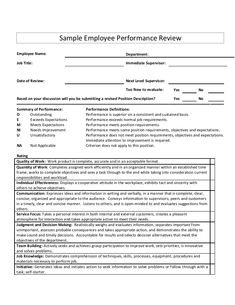 <strong>Employee Performance Review Template</strong> | cyberuse Performance review survey template