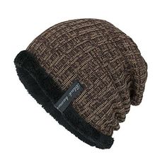 Unisex Herren Damen Strickmuetze Viskose Beanie Winter muetzen Grau MA