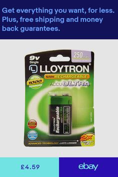 4 x AAA LLOYTRON SOLAR GARDEN LIGHT RECHARGEABLE BATTERIES READY TO USE