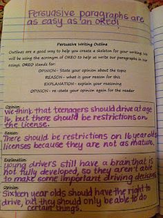 Persuasive Essay Topics For High School Students Use The Oreo Strategy To Teach Persuasive Writing Opinion Reason Explanation Opinion Gender Equality Essay Paper also Persuasive Essay Thesis Best Top Teaching Persuasive Writing Images Essay Writing English As A World Language Essay