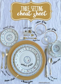 Handling your own table settings? Follow proper etiquette ... Handling your own table settings? Follow proper etiquette ...
