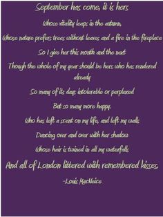 13 Best Poetry Lyrics Images Poems Texts September By Louis Macneice