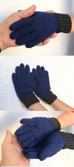 Kids Toddler Soft Knitting Half-finger Gloves Pure Color Comfortable Mittens New