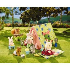 Sylvanian Families FOREST MERRY CHRISTMAS IVORY DOG 1993 Vintage Calico Critters