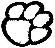 Coloring Page Tiger Paw | clemson tiger paw print coloring page tailgating pinterest Coloring Page Tiger Paw | clemson tiger paw print coloring page tailgating pinterest