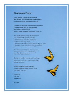 full abundance change me prayer if you feel drawn let it enter abundance prayer works
