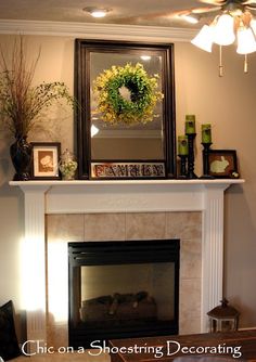 Love this for the fireplace mantel. | mantels | Pinterest ... Love this for the fireplace mantel. | mantels | Pinterest ...