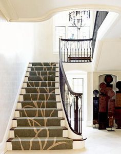 279 Most Inspiring Carpet Runner Ideas For Stairway To Bat Cool Stair Carpet Runners I Like The Idea Of Using To Add A Bit Color Stairs Without It Being Permanent