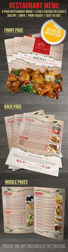 Italian Menu Template vol2 Menu templates, Food menu and Menu - italian menu Italian Menu Template vol2 Menu templates, Food menu and Menu - italian menu