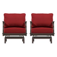 rolston 2 piece wicker patio club chair set red threshold