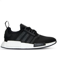 Big Boys Adidas NMD R1 S80206 Black Available Now for Retail