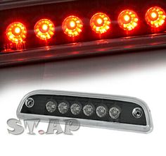 95-04 Toyota Tacoma Led 3Rd Brake Light Rear Roof Stop Cargo Truck Lamp Chrome 95-04 Toyota Tacoma Led 3Rd Brake Light Rear Roof Stop Cargo Truck Lamp Chrome