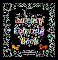 Sweary Coloring Book Swear Words By Swearybook