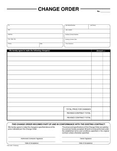 generic order form template