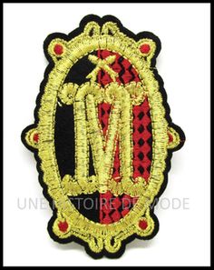 Marine insigne brodé fer sur Motif Appliqué Bleu /& Blanc-Chaque M....