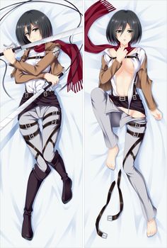 Anime Dakimakura Attack on Titan Sasha Blaus Hugging Body bed Pillow Case Cover