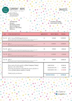 40 best invoice templates images file format free photoshop best invoice template
