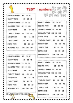 Worksheet 1to100 English Number Spelling Poto numbers in words 1 20 numbers