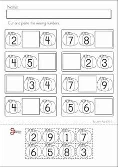 best kindergarten worksheets images preschool st grades autumn fall math no prep worksheets activities