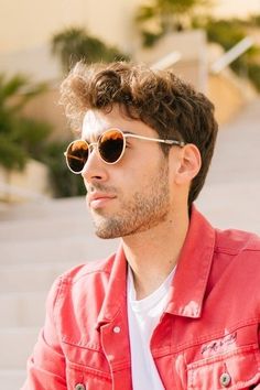 yellow lenses Topsair Stylish Metal Frame Trend Sunglasses