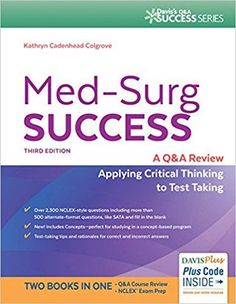 Test Taking Skills Preparation Science Books Nursing Students Fundamentals Plan Medical Surgical Nclex Rn Med School