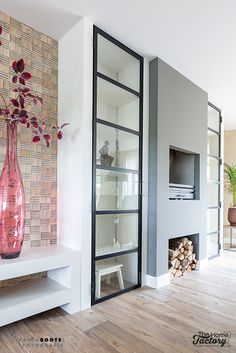 Flamant - Library Iron Jason Weathered Oak, glass shelves and iron ... Flamant - Library Iron Jason Weathered Oak, glass shelves and iron ...