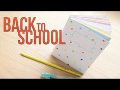 Back to school: как сделать блокнот с нуля - YouTube